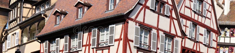 Panorama deutscher Baukunst lizenzfreies stockfoto Panorama deutscher Baukunst lizenzfreies stockfoto
