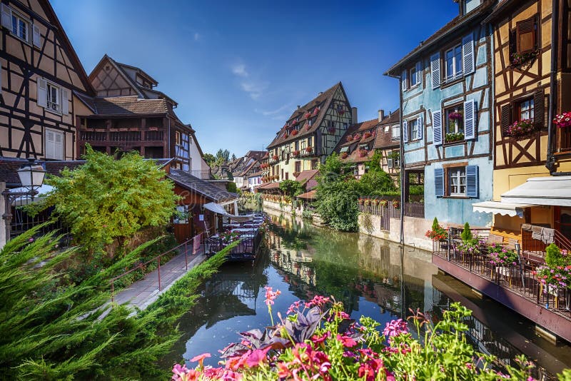 Panorama Di Estate a Colmar, Nominata Immagine Stock Immagine di