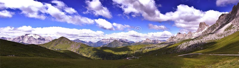 Panorama Dolomites Italy