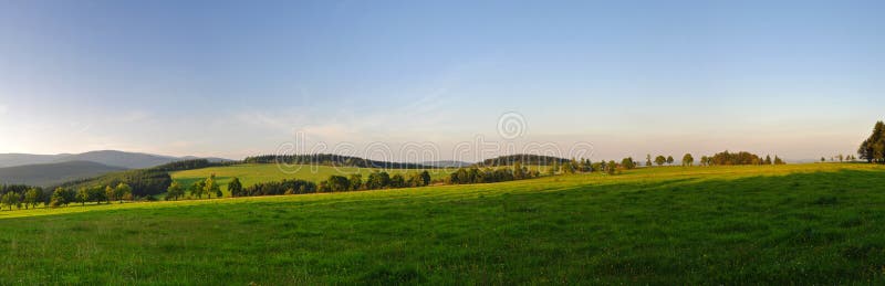 Panorama of European Countryside