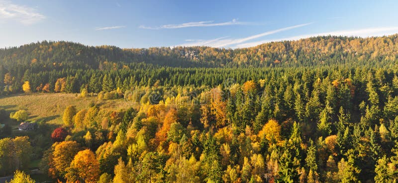 Panorama of European Countryside