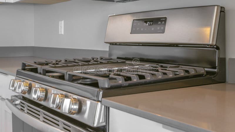 Panorama Frame Range With Cooktop And Oven Inside The Modern