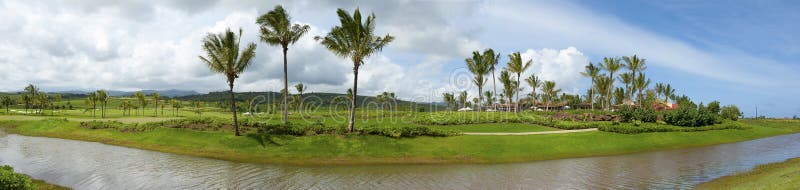 Panorama-Golf Course in Priceville, Kauai, Hawaii