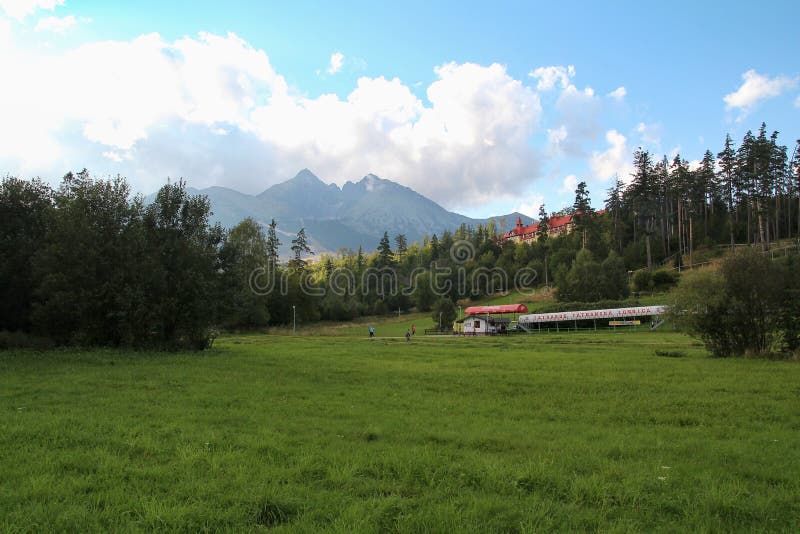 Panorama of the High Tatras Mountains, Slovakia