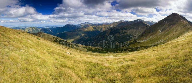 Panorama v horách