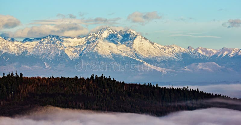 Panorama of mountains