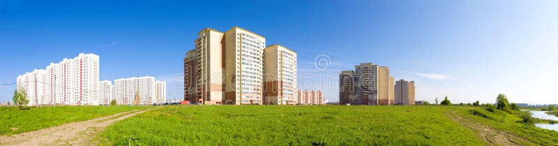 New buildings panorama. Russia Moscow region. New buildings panorama. Russia Moscow region.