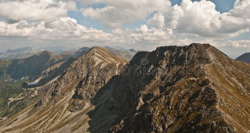 Panoráma z vrchu Pachola v Roháčoch