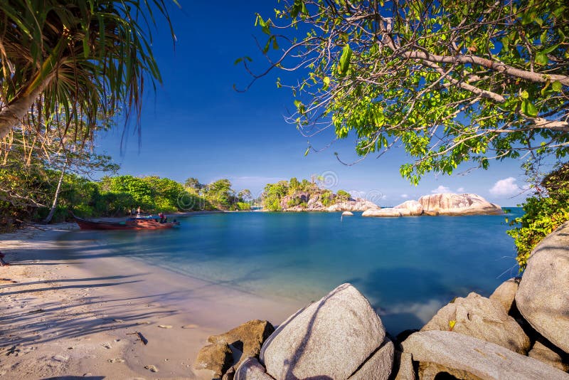 Panorama Beach And Rock Formation Photos At Berhala Island Kepulauan 