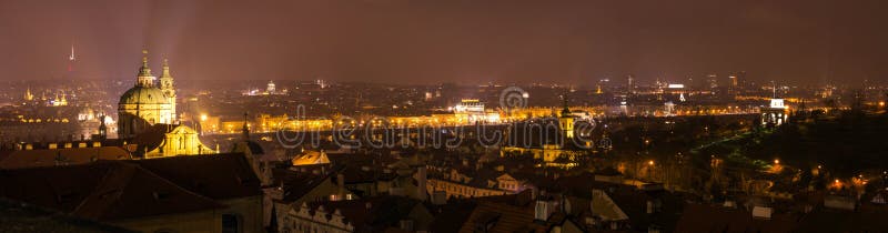 panorama- prague sikt arkivfoto panorama- prague sikt arkivfoto