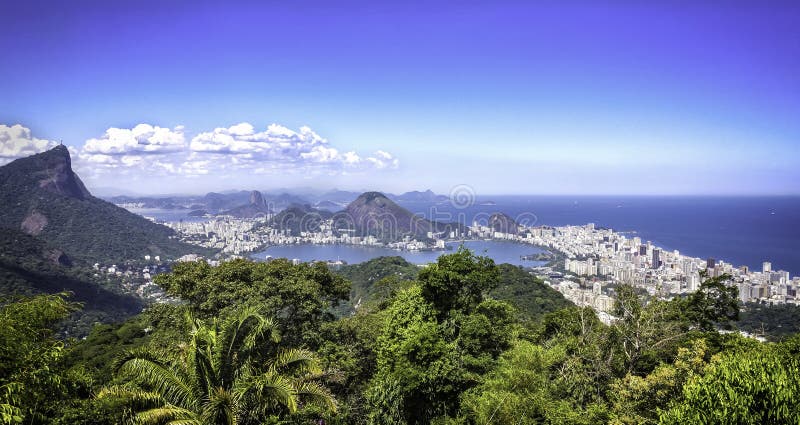 Panorama of Rio de Janeiro ,Brazil royalty free stock image Panorama of Rio de Janeiro ,Brazil royalty free stock image