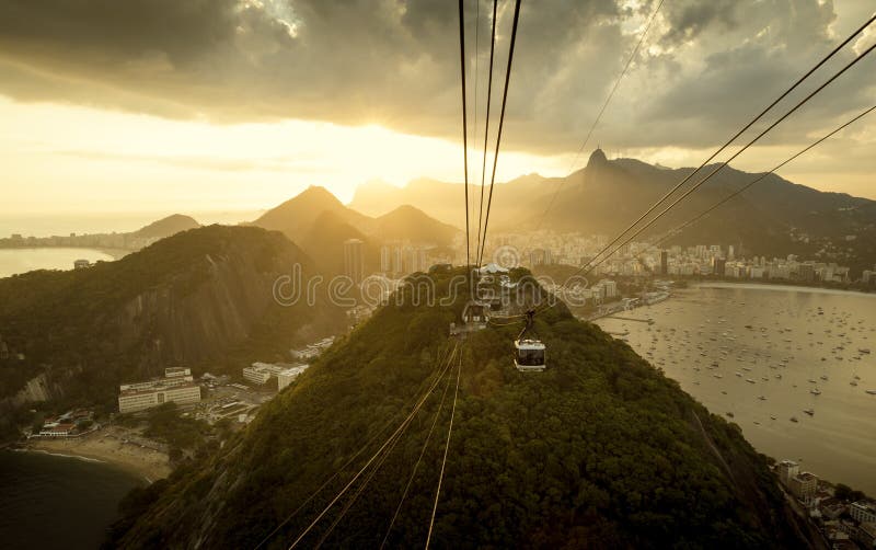 Panorama of Rio de Janeiro from Sugarloaf mountain stock photos Panorama of Rio de Janeiro from Sugarloaf mountain stock photos