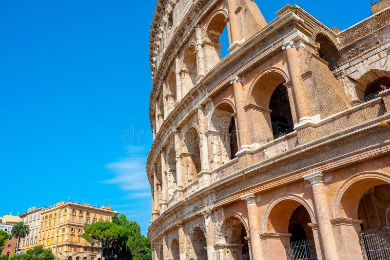 Panorama Romański Colosseum obraz royalty free Panorama Romański Colosseum obraz royalty free