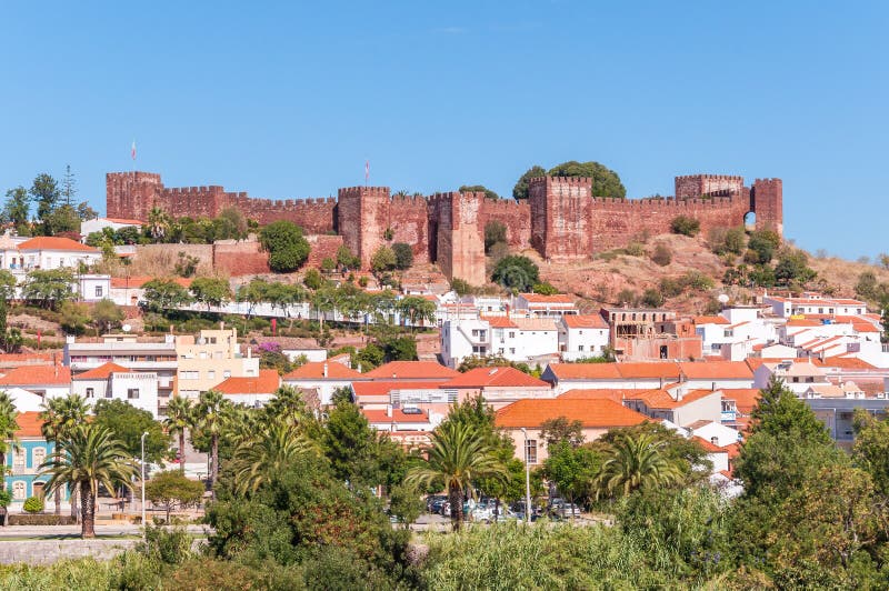 Panorama of Silves in Portugal