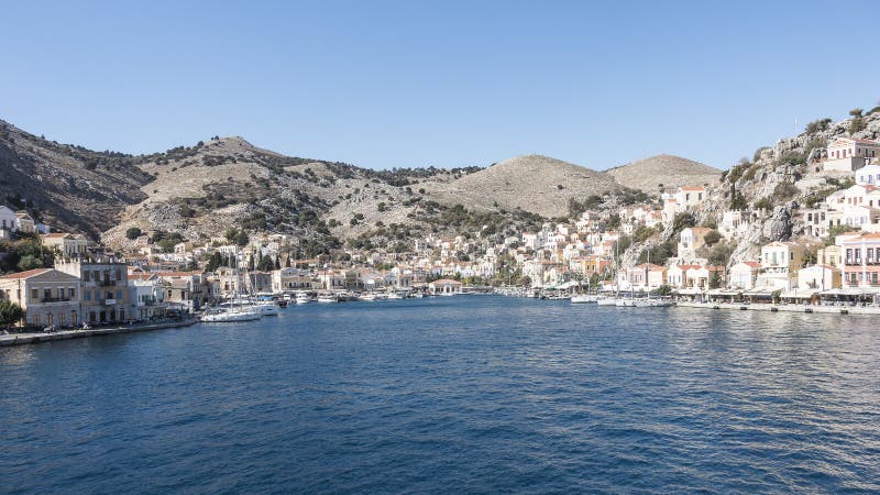 Panorama Simi Town fotografia stock libera da diritti Panorama Simi Town fotografia stock libera da diritti