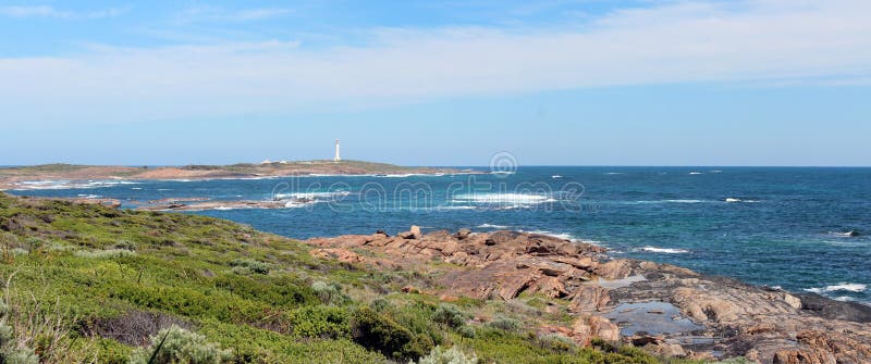 Panorama of Skippy Rock Coast Augusta West Aust.