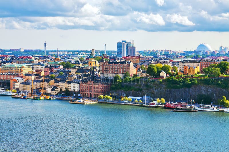 panorama stockholm sweden arkivbild panorama stockholm sweden arkivbild