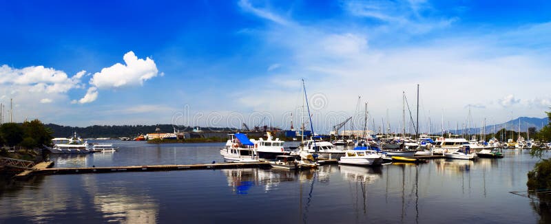 Panorama of Subic Bay.