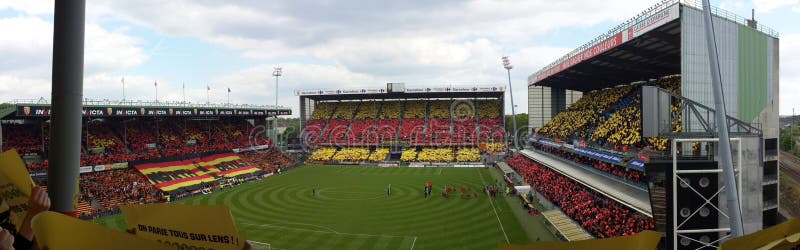 Stadium Bollaert-Delelis, Lens, France Editorial Image - Image of