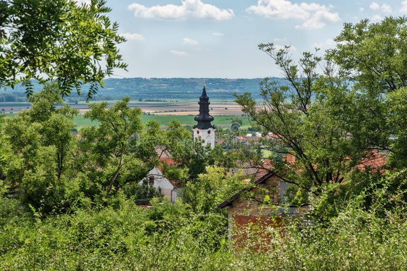 Panorama of Titel City in Vojvodina, Serbia. Editorial Stock Photo - Image  of modern, blue: 189351918