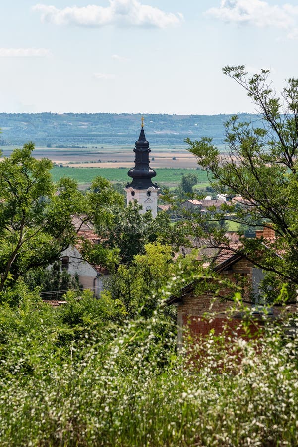 Panorama of Titel City in Vojvodina, Serbia. Editorial Stock Photo - Image  of modern, blue: 189351918