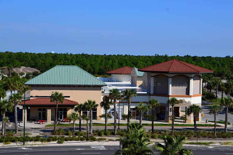 Panorama of the Town Orange Beach, Alabama Editorial Image Image of
