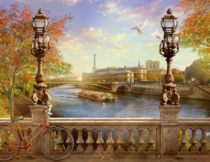 Panorama von Paris stockbild Panorama von Paris stockbild