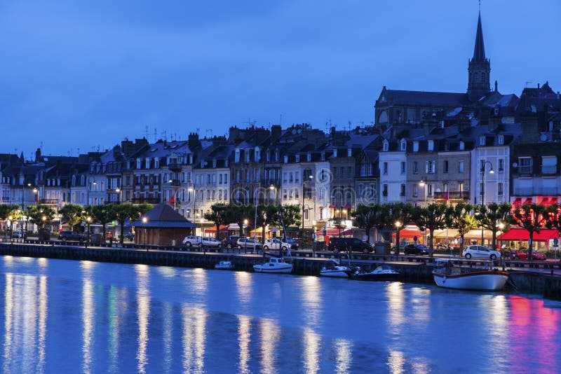 Panorama Von TrouvillesurMER Stockfoto Bild von architektur