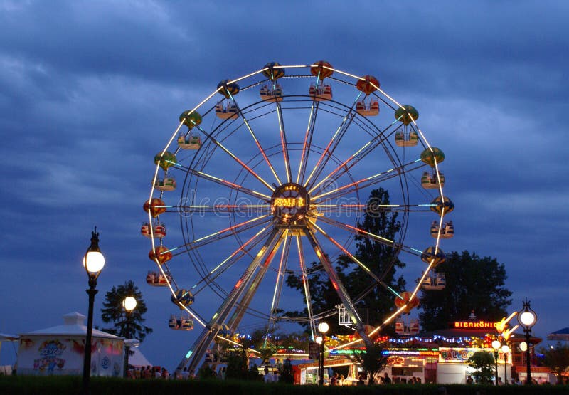 Panorama Wheel Golden Sands. stock images Panorama Wheel Golden Sands. stock images