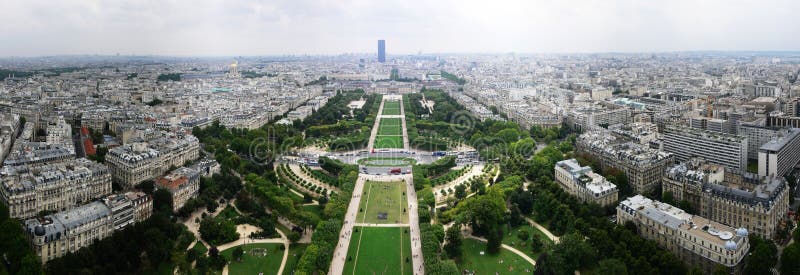 panorama wschodniego Paris na południe zdjęcie stock panorama wschodniego Paris na południe zdjęcie stock