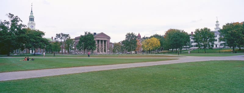 Panoramablick des Campus Dartmouth-Colleges in Hannover, New Hampshire