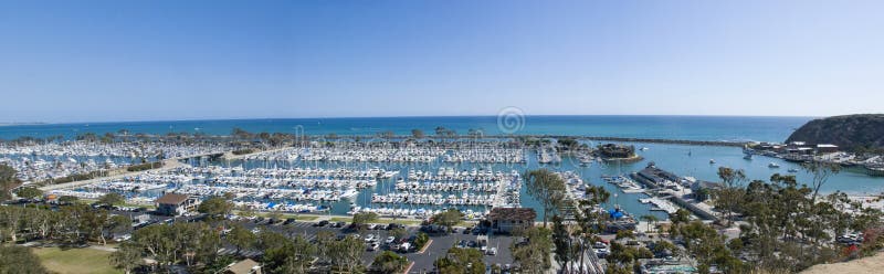 Panoramablick von Dana Point-Hafen, Orange County - Kalifornien