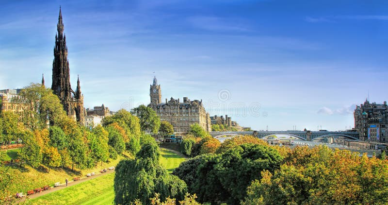 Panoramablick von Edinburgh, Schottland, Großbritannien stockfotos Panoramablick von Edinburgh, Schottland, Großbritannien stockfotos