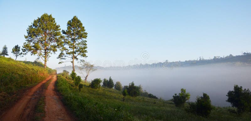 PanoramaViewpoint på Phu Hin Rong Kha Thailand royaltyfri foto PanoramaViewpoint på Phu Hin Rong Kha Thailand royaltyfri foto