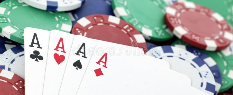 Panoramic aces stock image