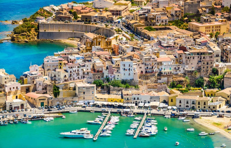 Castellammare Del Golfo, Sicily, Italy Stock Image - Image of european ...