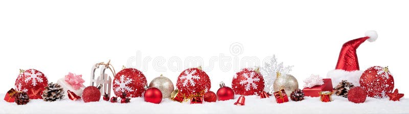 Panoramic christmas ornaments