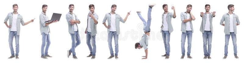 Panoramic collage of young people leading a healthy lifestyle stock photos Panoramic collage of young people leading a healthy lifestyle stock photos