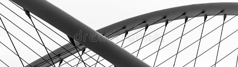 Panoramic grey shot of modern and well-designed building top stock illustration