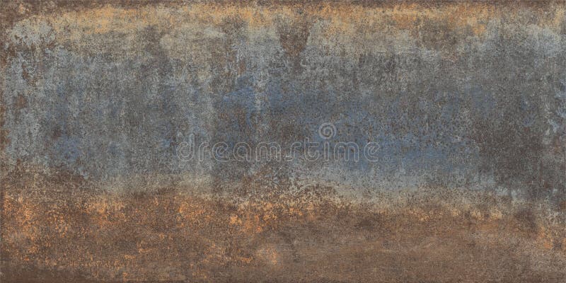 Panoramic grunge rusted oxidized metal texture,Old metal iron plate. For decoration