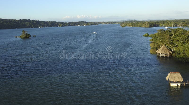 Panoramic of Rio Dulce - Guatemala