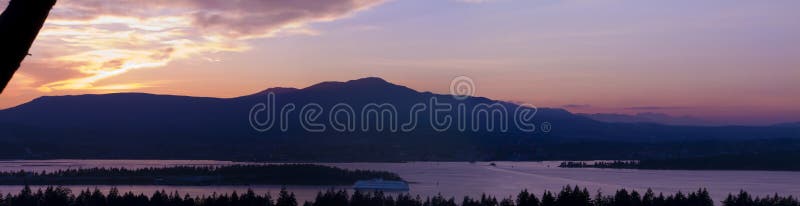 Panoramic of Vancouver Island