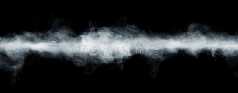 Panoramic View of the Abstract Fog or Smoke Move on Black Background. White  Cloudiness, Mist or Smog Background Stock Image - Image of curve,  panoramic: 143274843