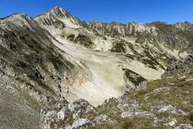 Panoramic view around Polezhan peak stock photo Panoramic view around Polezhan peak stock photo