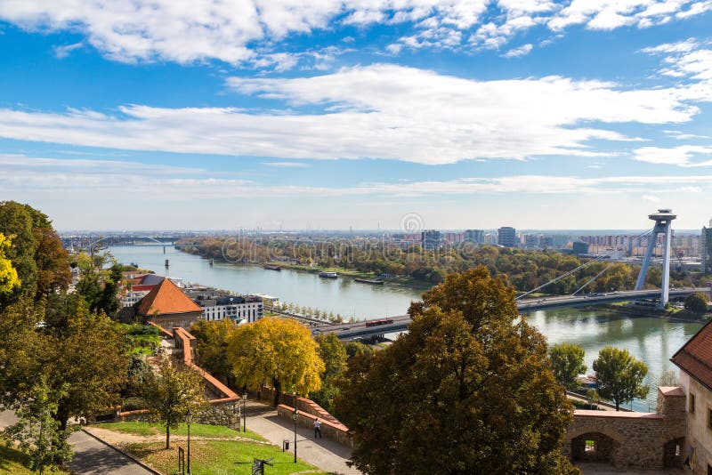 Panoramatický výhled na Bratislavu