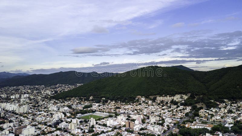 Panoramic view of the city of Salta. Argentina royalty free stock images Panoramic view of the city of Salta. Argentina royalty free stock images