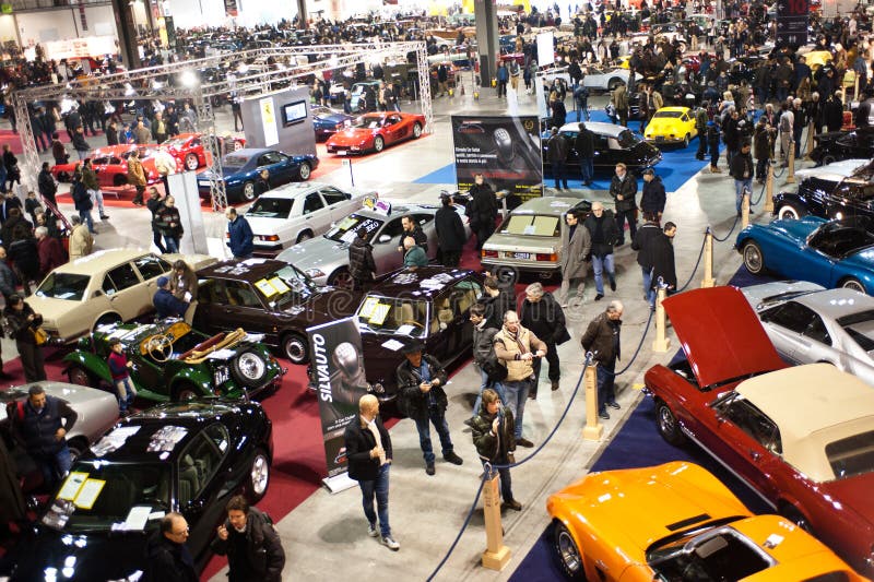 Panoramic View at Classic Car Show Editorial Photo Image of oldtimer