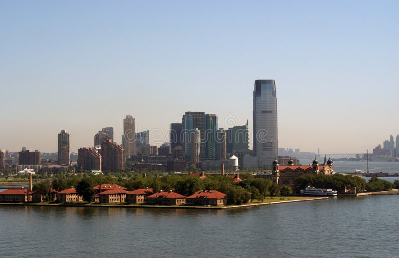 ellis island from jersey city