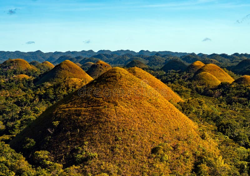 The Chocolate Hills in Bohol, Philippines Stock Image Image of colorful, foliage 184343591