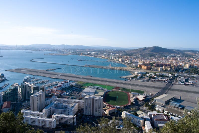 Panoramic view of Gibraltar